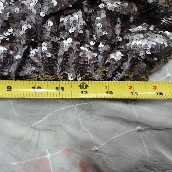 Silver/Pewter Sequin Midi - Picture 3 of 4